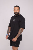 Oversize Adidas Retrô Estampa nas Costas Preto