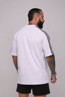 Oversize Adidas Retrô Com Escrita Branco